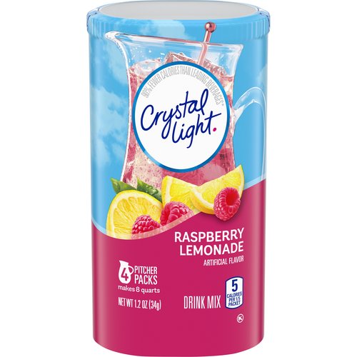 Crystal Light Powdered Drink Mix, Raspberry Lemonade