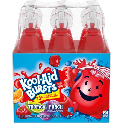 Kool-Aid Bursts Tropical Punch (Pack of 6)