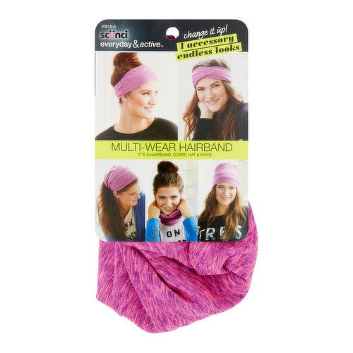 Scunci Everyday & Active Multi-Wear Hairband
