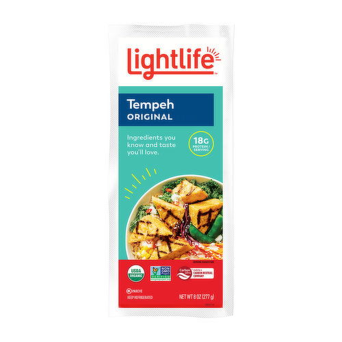 Lightlife Organic Flax Tempeh