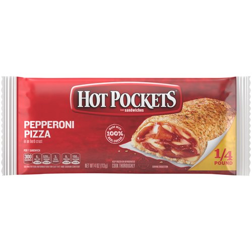 Hot Pockets Pepperoni Pizza Sandwich