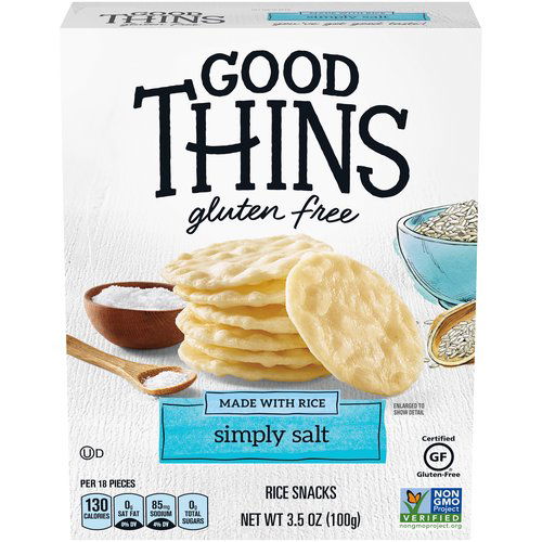 Good Thins Simply Salt Gluten Free Rice Crackers