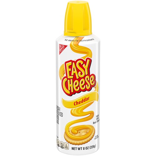 Easy Cheese Cheddar Cheese Snack, 8 oz