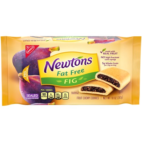 Newtons Fat Free Soft & Fruit Chewy Fig Cookies, 10 oz Pack