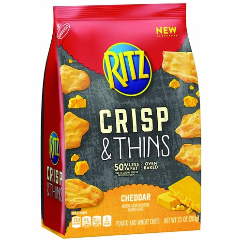 RITZ Crisp and Thins Cream Cheese and Onion Chips