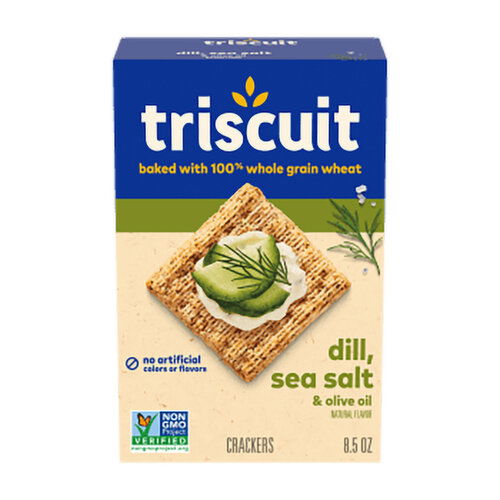 Triscuit Dill, Sea Salt & Olive Oil Whole Grain Wheat Crackers