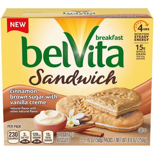 Belvita Cinnamon Brown Sugar with Vanilla Crème