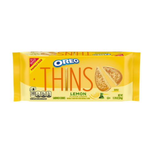 Oreo Thins Lemon Family Size