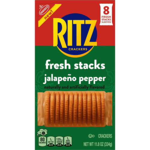 Ritz Jalapeno Pepper Fresh Stacks Crackers