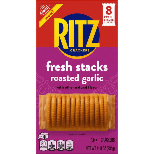 Ritz Roasted Garlic Fresh Stacks Crackers