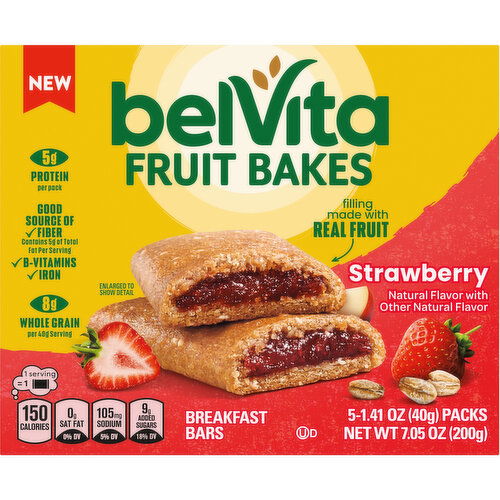 Belvita Fruit Bakes Strawberry