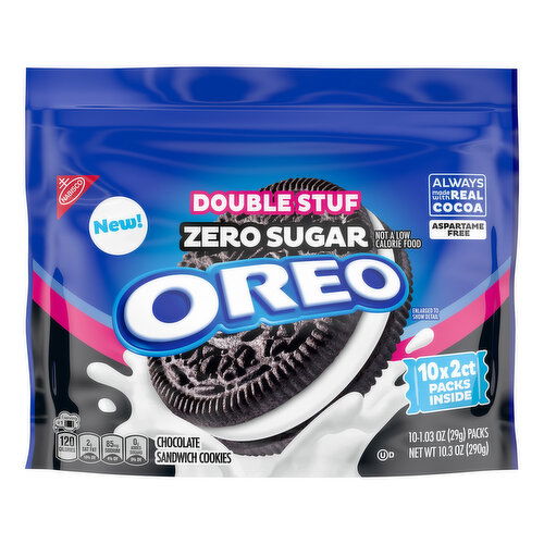 Oreo Zero Sugar Double Stuff Stand Up Bag
