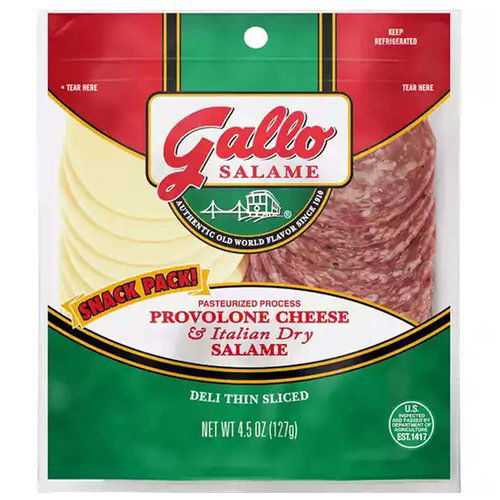 Gallo Provolone & Italian Dry Salami, 4.5 Ounce