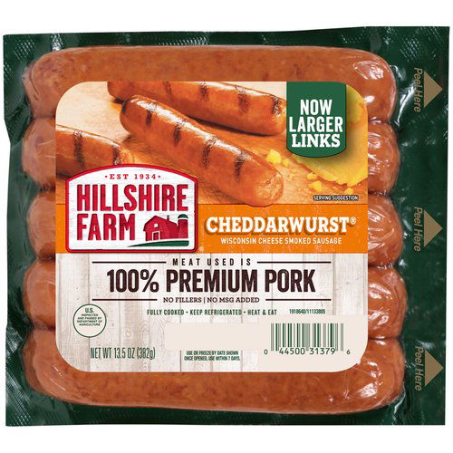 Hillshire Farm Cheddarwurst Smoked Sausage Links