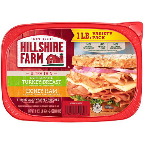 Hillshire Farm Ultra Thin Sliced Oven Roasted Turkey Breast and Honey Ham