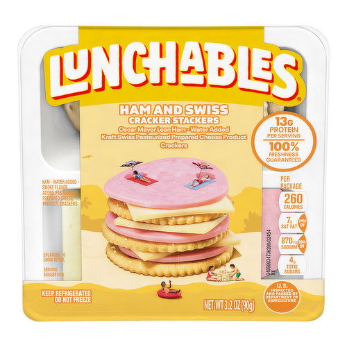 Lunchables Ham & Swiss with Crackers