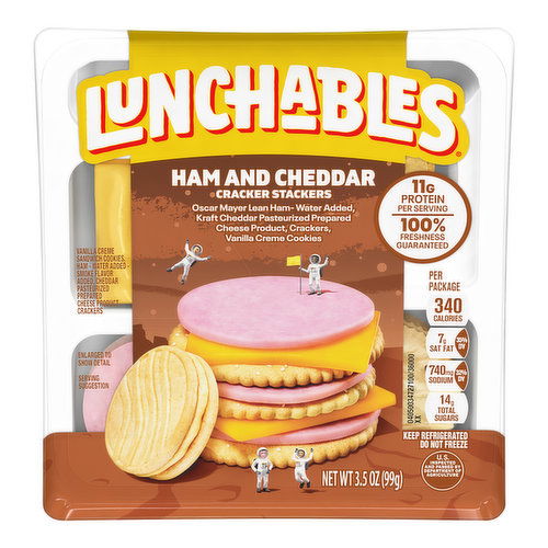 Lunchables, Ham & Cheddar with Crackers