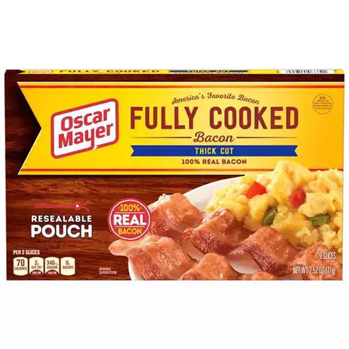 Oscar Mayer Fully Cooked Thick Cut Bacon