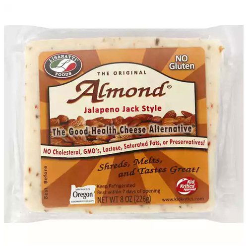 Lisanatti Almond Cheese Alternative, Jalapeno Style