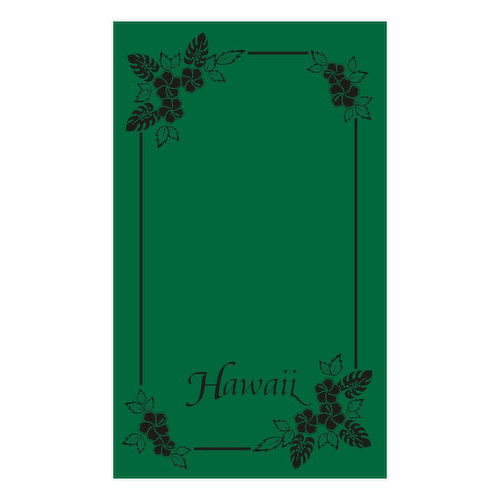 Hawaii Blanket Towel Green