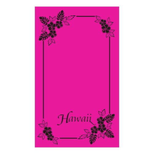 Hawaii Blanket Towel Fuchsia