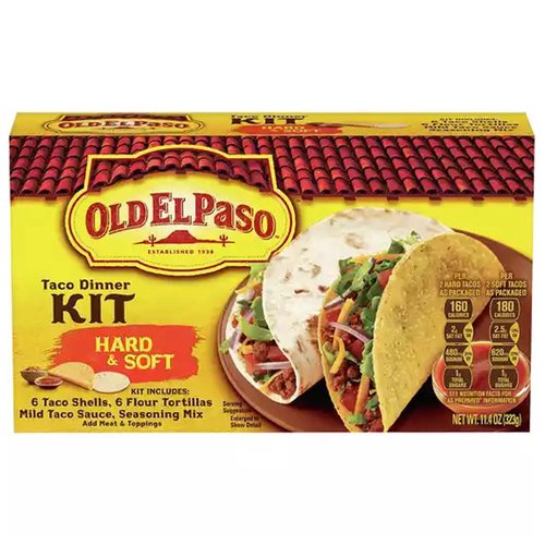 Old El Paso Hard & Soft Taco Dinner Kit