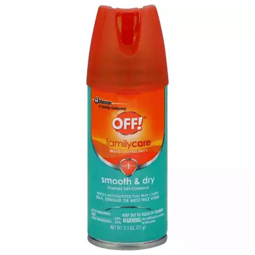 Johnson's Off! Insect Repellent, Smooth & Dry