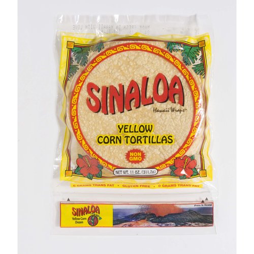 Sinaloa Yellow Corn Tortillas