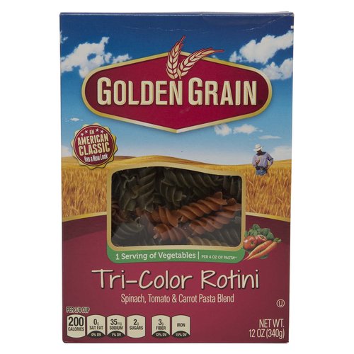Golden Grain Tri-Color Rotini Pasta