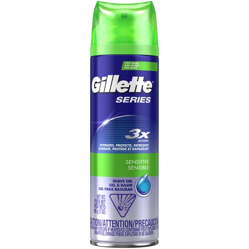 Gillette TGS Series Shave Gel, Sensitive