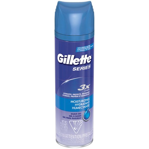 Gillette Series Shave Gel, Moisturizing