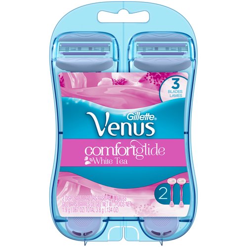 Venus ComfortGlide Disposable Razor, Spa Breeze