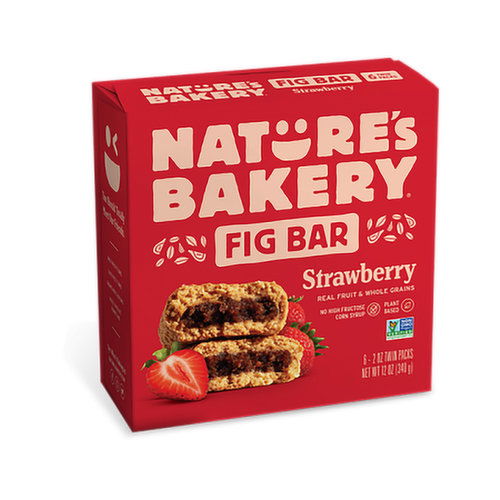 Nature's Bakery Fig Bars Whole Wheat Strawberry (6-pack)