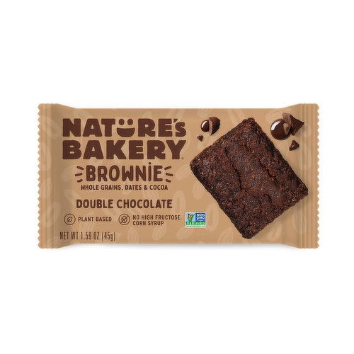 Nature's Bakery Double Chocolate Brownie Single