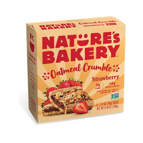 Nature's Bakery Oatmeal Crumble Bar, Strawberry