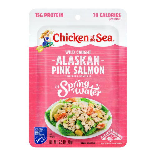 Chicken of the Sea Alaskan Pink Salmon in Spring Water