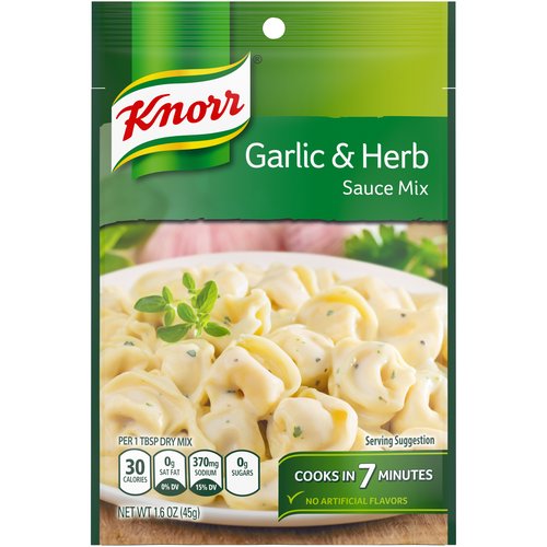 Knorr Sauce Mix, Garlic & Herb