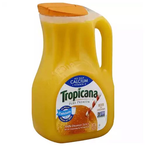 Tropicana Pure Premium Orange, Calcium