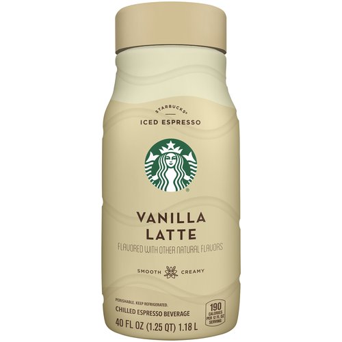 Starbucks Vanilla Latte Iced Espresso