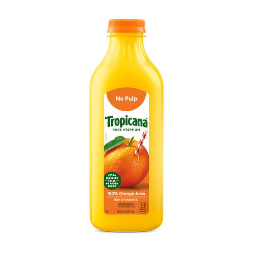 Tropicana No Pulp Orange Juice