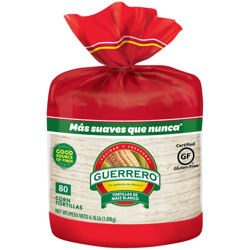 Guerrero White Corn Tortillas, 6"