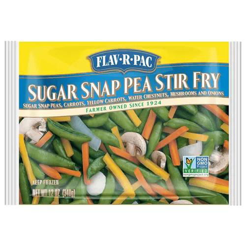 Flav R Pac Vegetables, Sugar Snap Pea Stir Fry, Frozen