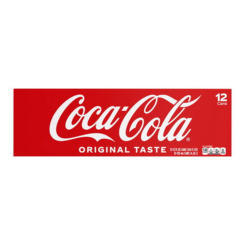 Coca Cola Classic, Cans (Pack of 12)