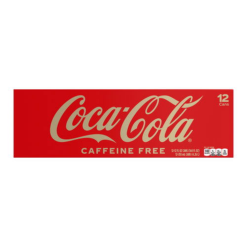 Coca Cola Caffeine-Free, Cans (Pack of 12)