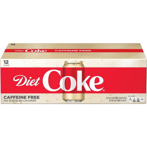 Coke Diet Caffeine-Free, Cans (Pack of 12)