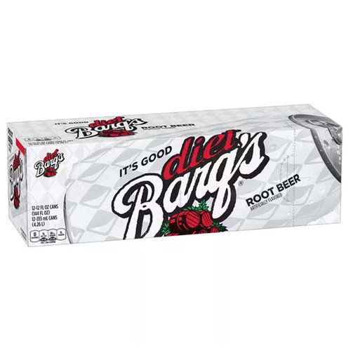 Barq's Diet Root Beer, Cans (Pack of 12)