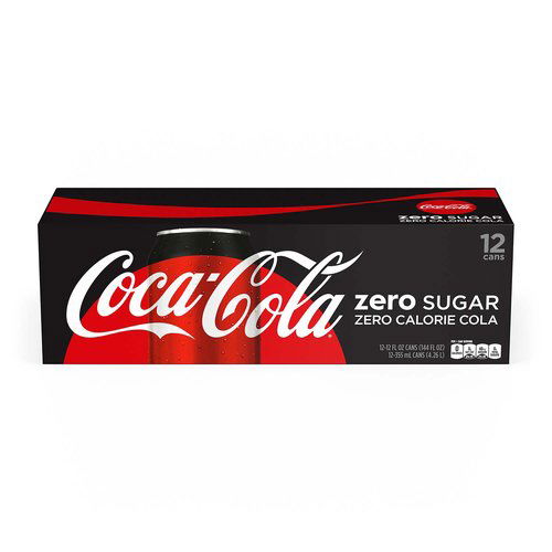 Coca Cola Zero Sugar, Cans (Pack of 12)