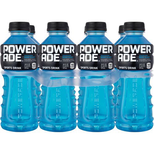 Powerade Mountain Berry Blast, Bottles (Pack of 8)