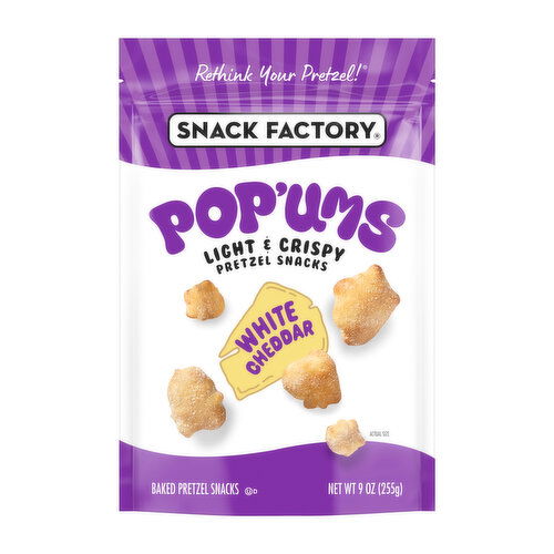 Snack Factory Pop'ums White Cheddar Pretzel Snacks