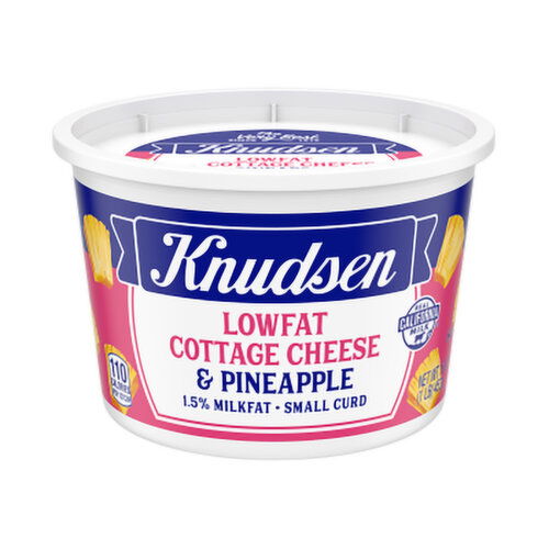 Knudsen Low Fat Cottage Cheese Pineapple